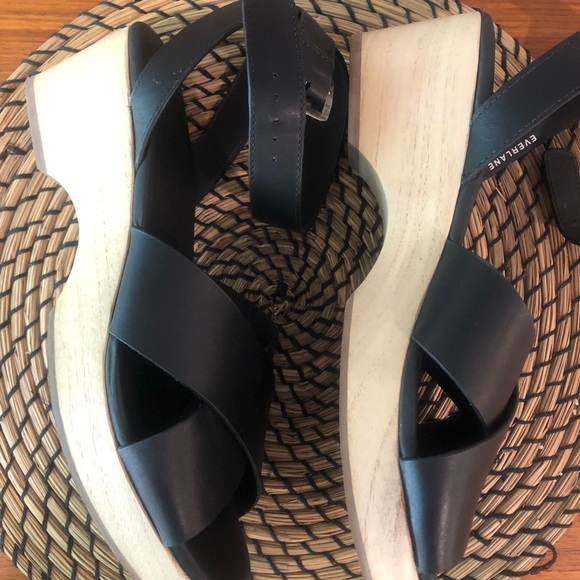 COPY - Everlane The Clog Black Sandal Size 9 - Picture 2 of 4